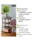 WENKO Beistellregal Loft braun, schwarz 42,0 x 33,5 x 94,5 cm