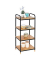 WENKO Beistellregal Loft braun, schwarz 42,0 x 33,5 x 94,5 cm