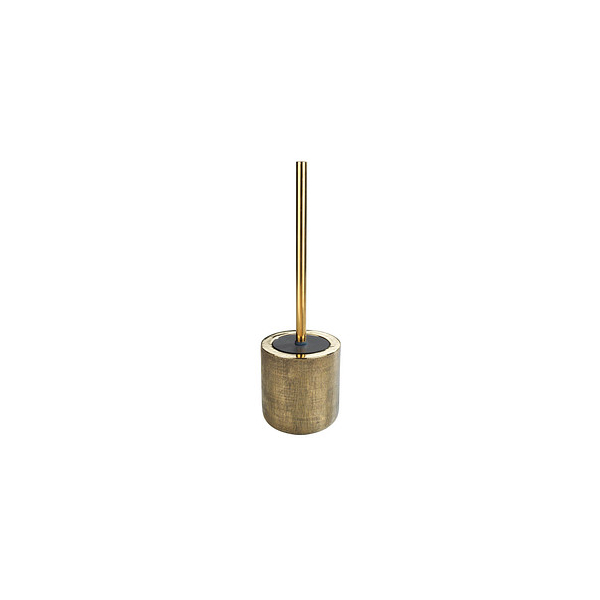 4008838286968 - Keramik WC-Garnitur Rivara Gold WC-Bürstenhalter handbemalt Gold Keramik gold - gold - Wenko 4008838286968 - Keramik WC-Garnitur Rivara Gold WC-Bürstenhalter handbemalt Gold Keramik gold - gold - Wenko