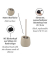 WENKO WC-Garnitur Badi beige Stein