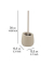 WENKO WC-Garnitur Badi beige Stein