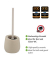 WENKO WC-Garnitur Badi beige Stein