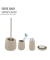 WENKO WC-Garnitur Badi beige Stein