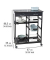 WENKO Servierwagen Bon Appetit schwarz 67,0 x 35,0 x 86,5 cm