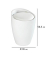 Hocker 24228100 Candy, weiß matt, bis 120kg