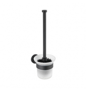 WENKO WC-Garnitur Bosio schwarz, matt Metall