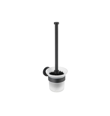 WENKO WC-Garnitur Bosio schwarz, matt Metall