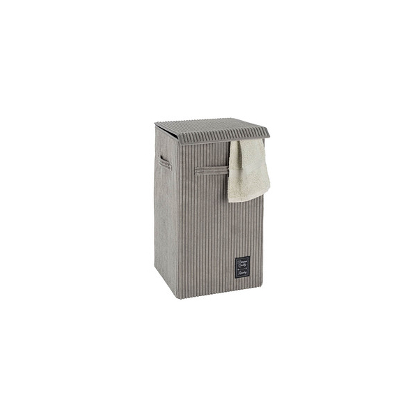4008838312209 - Wäschesammler Cora Grau Wäschekorb 63 l Blau Polyester grau - blau - Wenko 4008838312209 - Wäschesammler Cora Grau Wäschekorb 63 l Blau Polyester grau - blau - Wenko