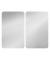 Herdabdeckplatten silber