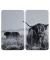 Herdabdeckplatten Highland Cattle schwarz