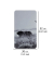 Herdabdeckplatten Highland Cattle schwarz