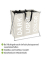 WENKO Wäschesortierer Trio beige