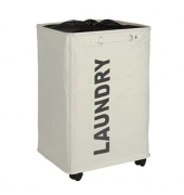 WENKO Wäschekorb Quadro beige