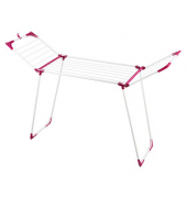 WENKO Wäscheständer Summer Dry weiß, rosa