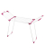 WENKO Wäscheständer Summer Dry weiß, rosa