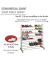 WENKO Teleskop-Schuhregal Giant grau 67,0 - 116,0 x 43,0 x 125,5 cm
