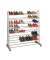 WENKO Teleskop-Schuhregal Giant grau 67,0 - 116,0 x 43,0 x 125,5 cm
