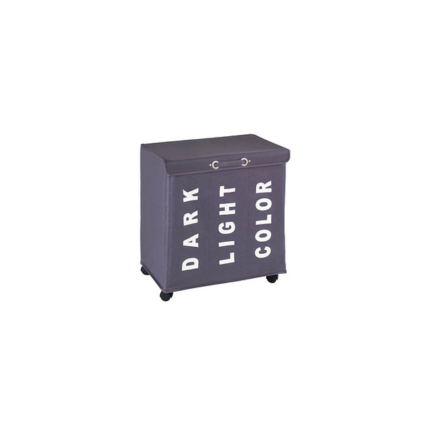 4008838500606 - Wäschesammler Trivo Grau Wäschekorb 116 l Grau Polyester dunkelgrau Polypropylen schwarz Fiberglas schwarz - grau - Wenko 4008838500606 - Wäschesammler Trivo Grau Wäschekorb 116 l Grau Polyester dunkelgrau Polypropylen schwarz Fiberglas schwarz - grau - Wenko