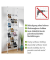 WENKO Teleskop-Schuhregal Atlas weiß 68,5 x 8,5 x 100,0 - 300,0 cm