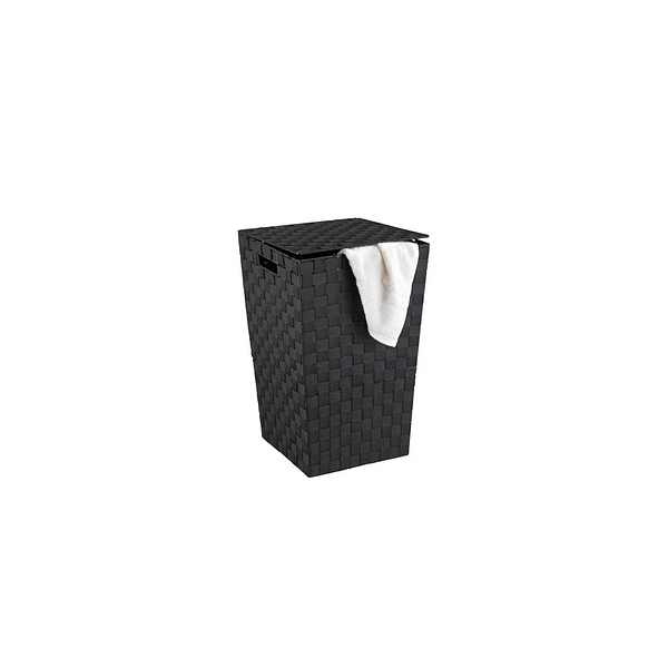 4008838858073 - Wäschetruhe Adria Square Schwarz Schwarz Polypropylen schwarz lackiertes Metall - schwarz - Wenko 4008838858073 - Wäschetruhe Adria Square Schwarz Schwarz Polypropylen schwarz lackiertes Metall - schwarz - Wenko