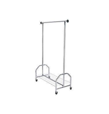 WENKO Kleiderständer Profi silber Metall 121,0 x 185,0 cm