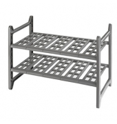 WENKO Teleskopregal Flexi grau 45,0 - 80,0 x 28,0 x 39,0 cm