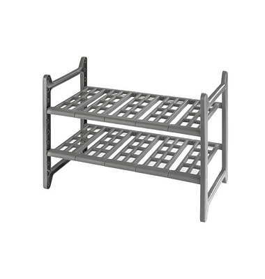 WENKO Teleskopregal Flexi grau 45,0 - 80,0 x 28,0 x 39,0 cm