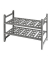 WENKO Teleskopregal Flexi grau 45,0 - 80,0 x 28,0 x 39,0 cm