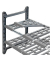 WENKO Teleskopregal Flexi grau 45,0 - 80,0 x 28,0 x 39,0 cm