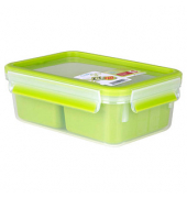 Lunchbox CLIP & GO 5,8 cm hoch transparent
