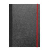 Notizbuch 26043-04, schwarz, A4, kariert, 70g, 96 Blatt / 192 Seiten