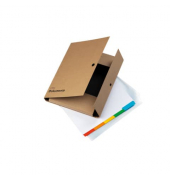 Ringbuch Pur 30500-11, A4 2 Ringe 26mm Ring-Ø Pappe natur