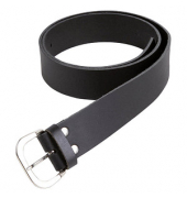 Ledergürtel schwarz 100,0 cm