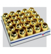 Eikn&auml;uel 412-634, ohne, 10mm x 30m, gold
