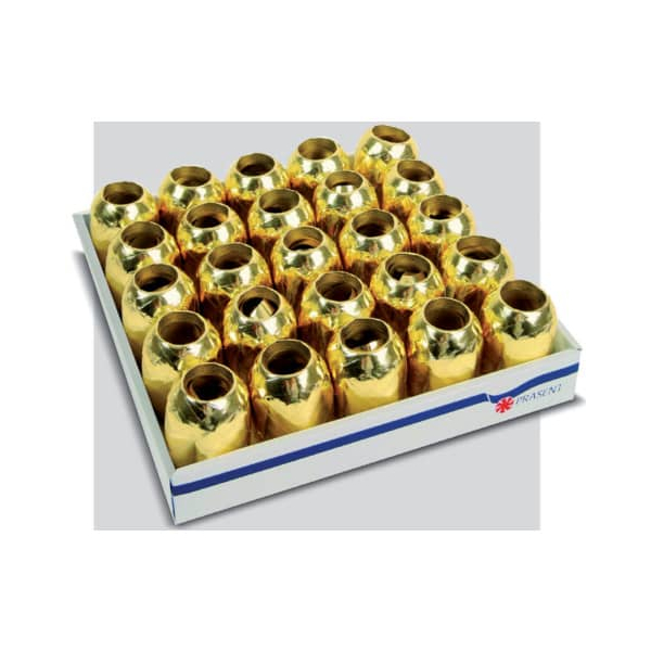 25 Stück Präsent Eiknäuel 412-634, Metall XXL, 10mm x 30m, gold 4009236043474 Head 30 Meter