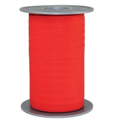 Ringelband 185 09-709, Glitter, 10mm x 100m, leuchtend rot