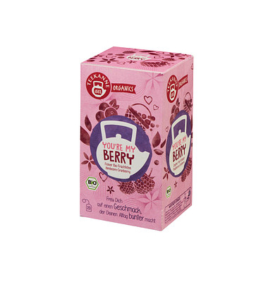 TEEKANNE ORGANICS. YOU'RE MY BERRY Bio-Tee 20 Portionen TEEKANNE ORGANICS. YOU'RE MY BERRY Bio-Tee 20 Portionen