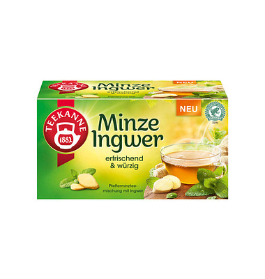 TEEKANNE Minze Ingwer Tee 18 Portionen