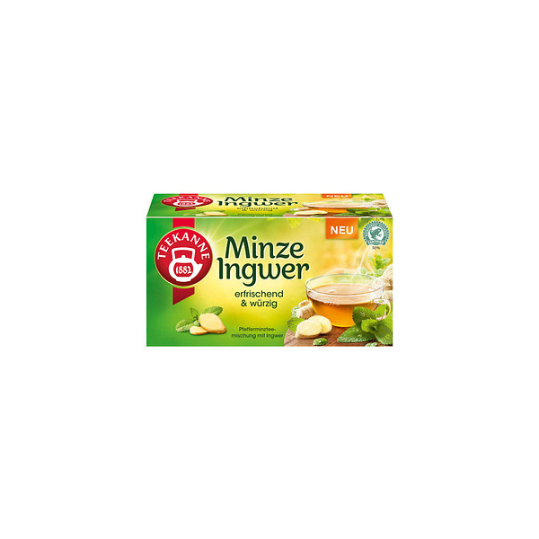 4009300016939 - Minze Ingwer Tee 18 Portionen 4009300016939 TEEKANNE 32 Gramm 4009300016939 - Minze Ingwer Tee 18 Portionen 4009300016939 TEEKANNE 32 Gramm