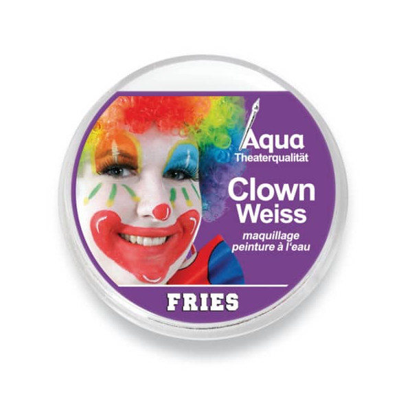 Fries Theaterschminke Aqua weiß 4009384304113 FRIES 15 Gramm