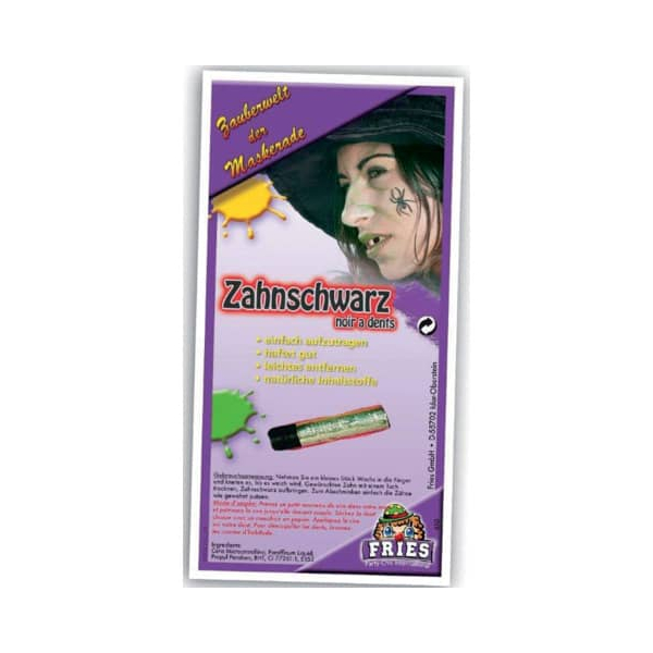 6 Stück Fries Zahnschwarz 1g 4009384309026 FRIES