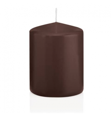 Stumpenkerzen 218115.090 schoko 80x60mm (HxØ) ca. 29 Stunden Brenndauer