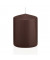 Stumpenkerzen 218115.090 schoko 80x60mm (HxØ) ca. 29 Stunden Brenndauer