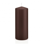 Stumpenkerzen 218118.090 schoko 150x60mm (HxØ) ca. 54 Stunden Brenndauer