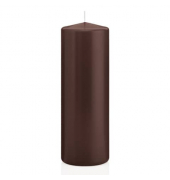 Stumpenkerzen 218126.090 schoko 200x70mm (HxØ) ca. 103 Stunden Brenndauer