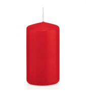 Stumpenkerzen 218117.001 ohne rot 120x60mm (Hx&Oslash;) ca. 40 Stunden Brenndauer