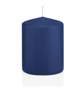 Stumpenkerzen 218115.006 dunkelblau 80x60mm (HxØ) ca. 29 Stunden Brenndauer
