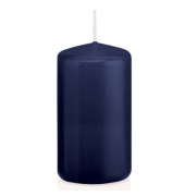 Stumpenkerzen 218117.006 ohne dunkelblau 120x60mm (Hx&Oslash;) ca. 40 Stunden Brenndauer