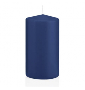 Stumpenkerzen 218154.006 dunkelblau 130x70mm (HxØ) ca. 52 Stunden Brenndauer
