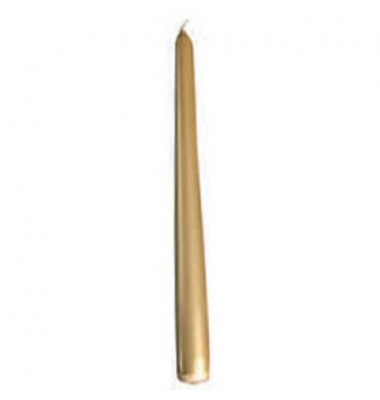 Kerzen 204049.026 ohne gold 250x25mm (Hx&Oslash;) ca. 8 Stunden Brenndauer